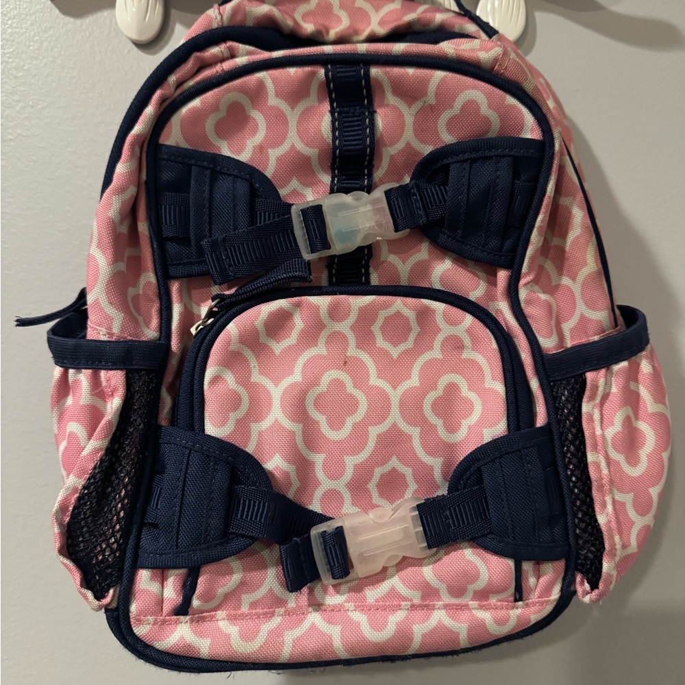 Pottery Barn Kids Blue And Pink Backpack Preschool G